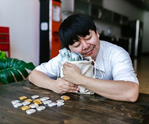 A picture containing person, table, indoor, person